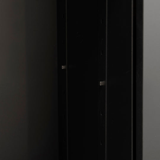 Houtmerk - Stalen dressoir Deco - Zwarte Arpa Fenix fronten - SALE Kasten Houtmerk