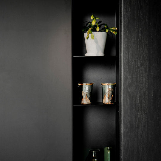Open vak Plato - Anodic Brown gecoat plaatstaal 60x40 - SALE Wandplanken Houtmerk