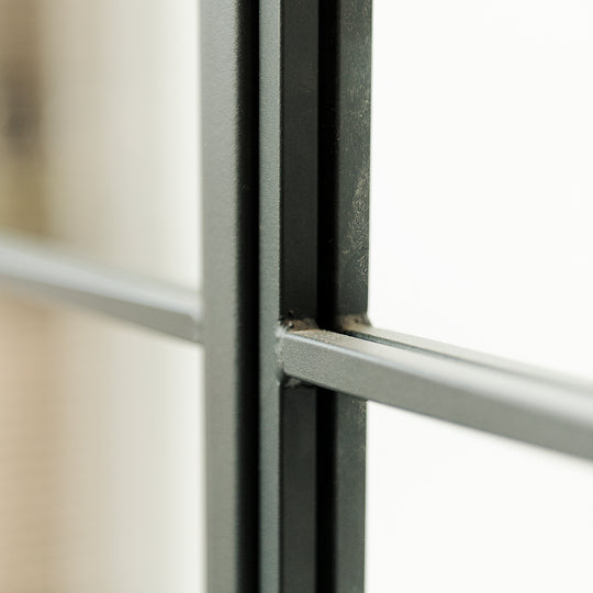 Houtmerk - Maatwerk stalen Schuifdeur - Helder glas Deuren Houtmerk