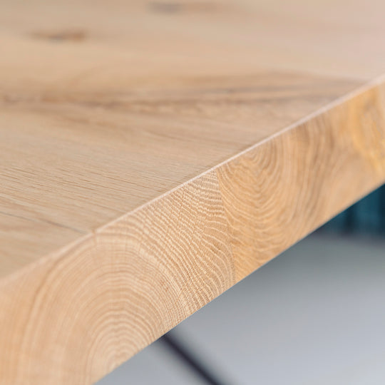 Houtmerk - Tafel Still Eiken - Rechthoek ronde hoek Tafels Houtmerk
