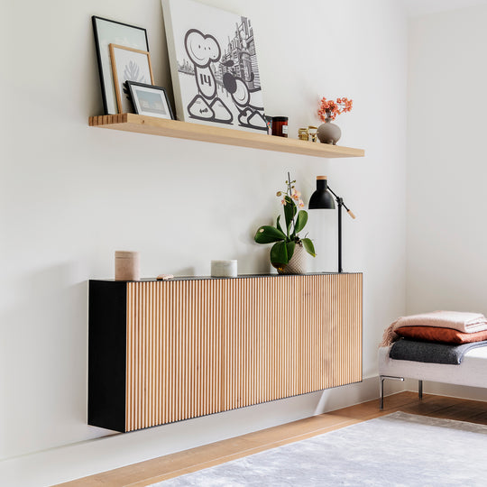 Houtmerk - Stalen dressoir Deco 2 - Geprofileerde fronten Kasten Houtmerk