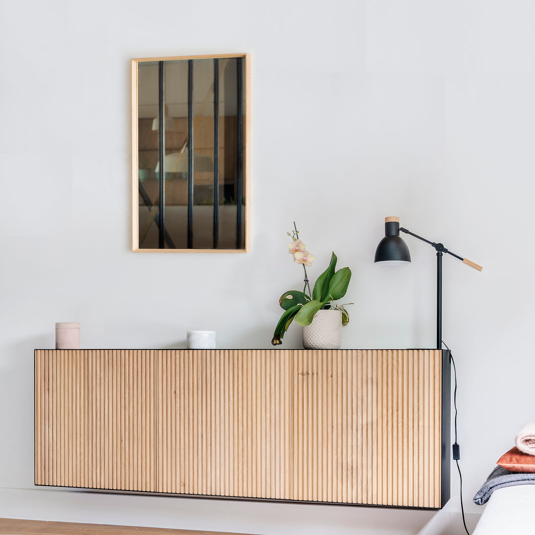 Houtmerk - Stalen dressoir Deco 2 - Geprofileerde fronten Kasten Houtmerk
