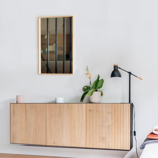 Houtmerk - Stalen dressoir Deco 2 - Geprofileerde fronten Kasten Houtmerk