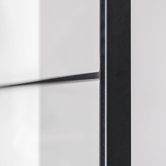 Houtmerk - En Suite Kast Porta 03 - Kast met stalen schuifdeuren Kastcombinatie Houtmerk