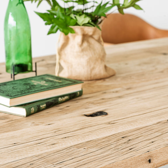 Houtmerk - Tafel Still Eiken - Rechthoek ronde hoek Tafels Houtmerk