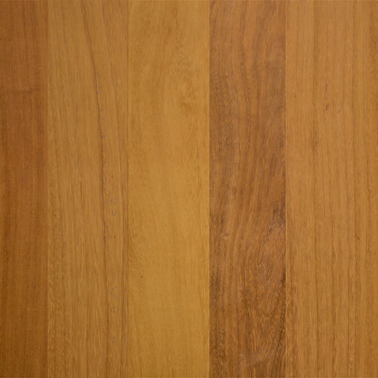 Houtmerk - Massief houten werkblad op maat - Iroko doorgaande lamel Werkbladen Houtmerk