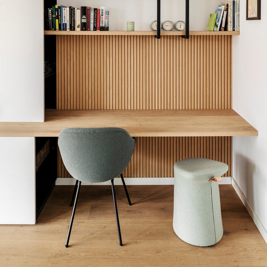 Houtmerk - Houten Wandpaneel met groeven profiel - Maatwerk Kasten Houtmerk