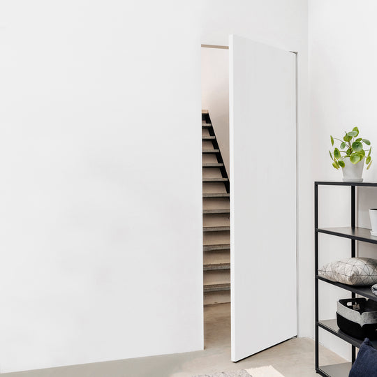 Houtmerk - Maatwerk taatsdeur zonder kozijn - Overschilderbaar Wit Deuren Houtmerk