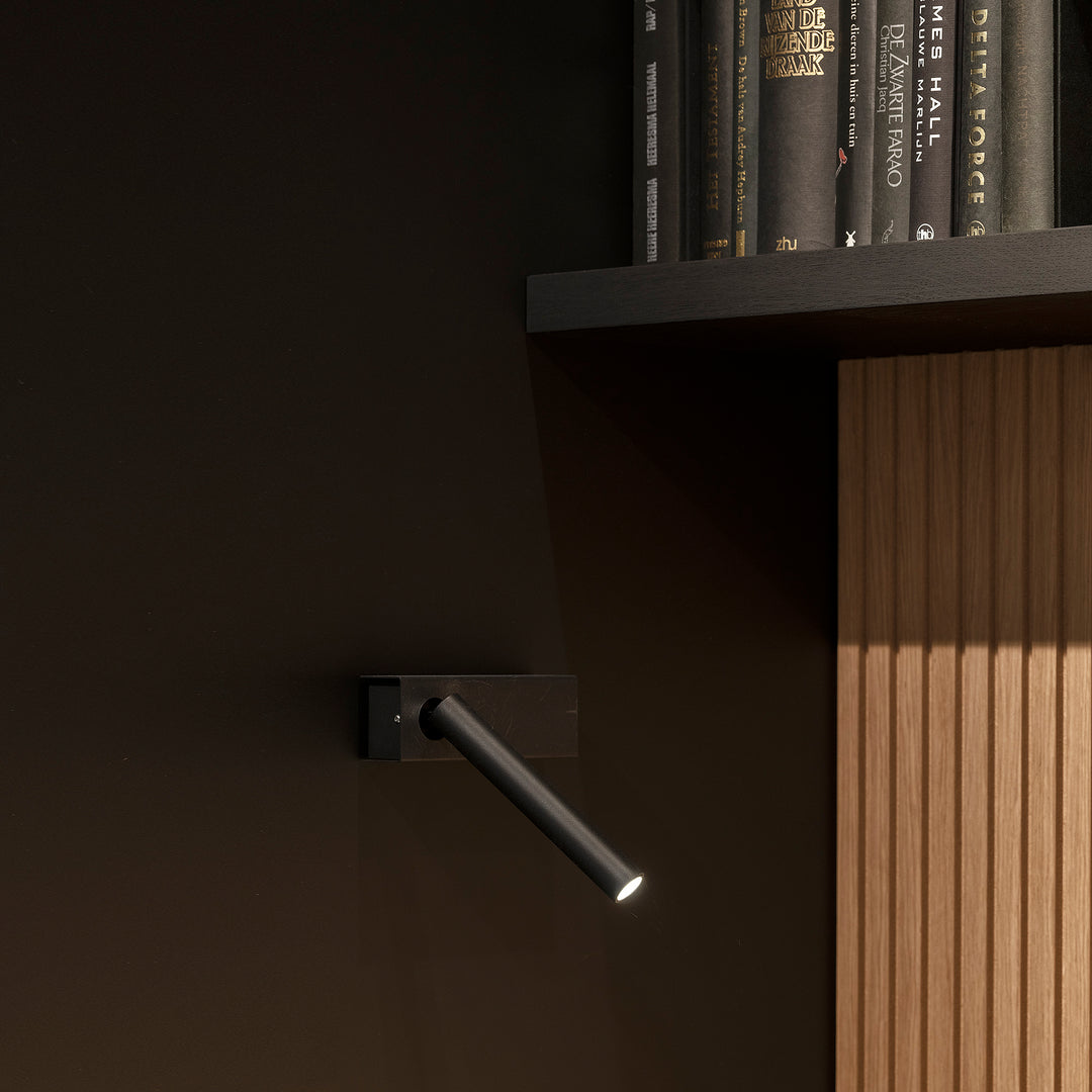 Houtmerk Domus® - Kastcombinatie Lavoro met werkplek - Massief hout met Arpa Fenix Kasten Houtmerk