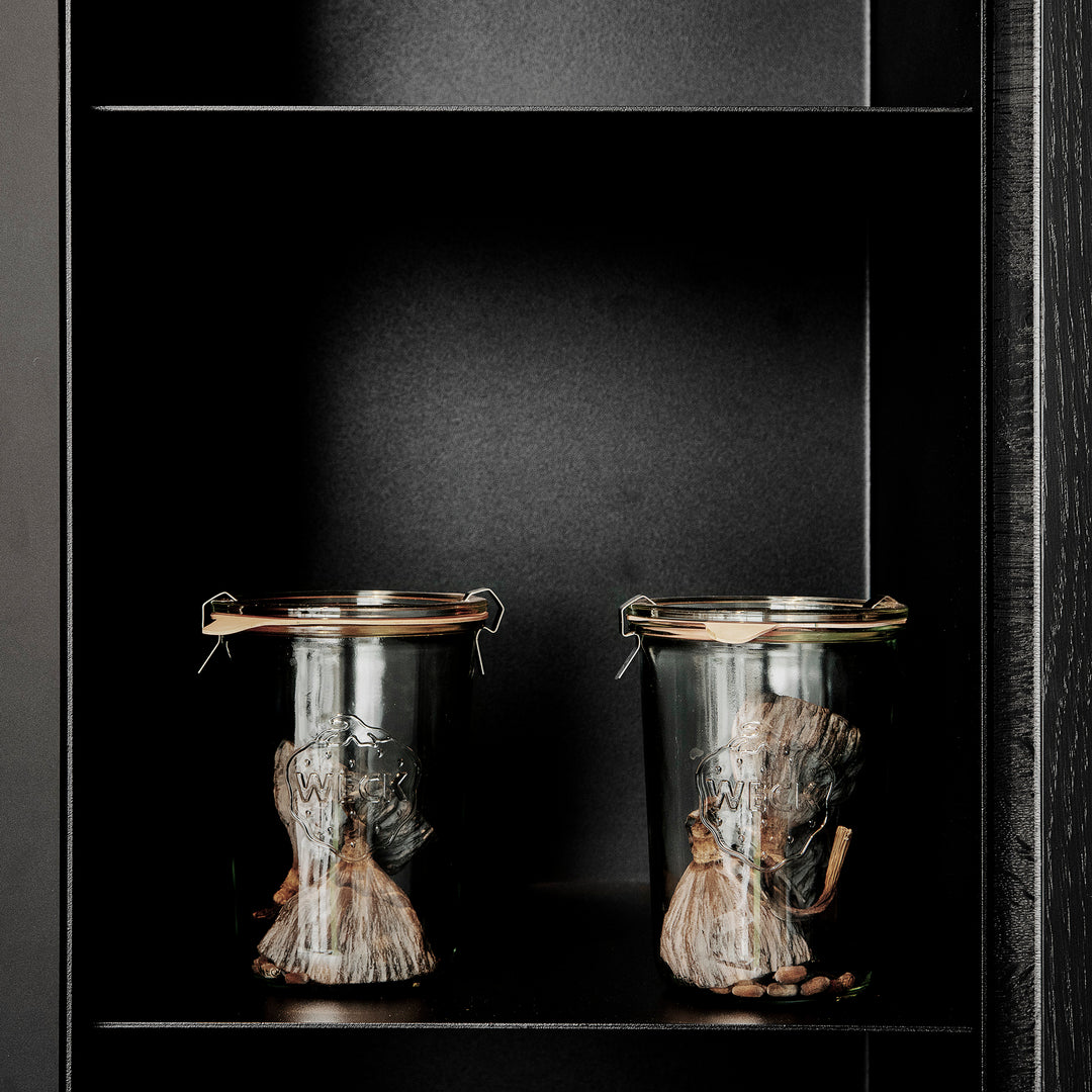 Houtmerk - En Suite Kast Porta 03 - Kast met stalen schuifdeuren Kastcombinatie Houtmerk