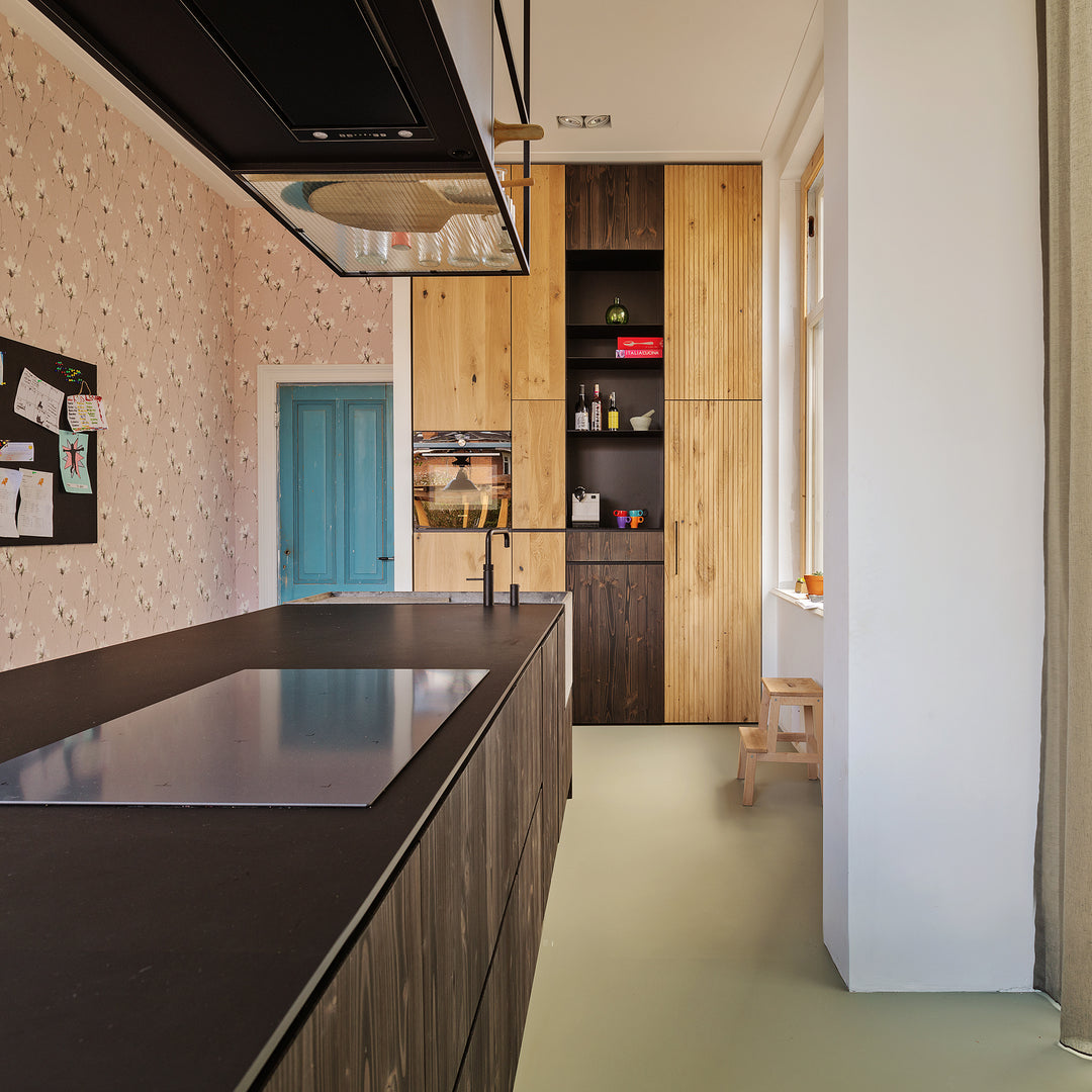 Houtmerk Ratio® - Plafondrek Hannover - Open vak gecoat staal Keukens Houtmerk