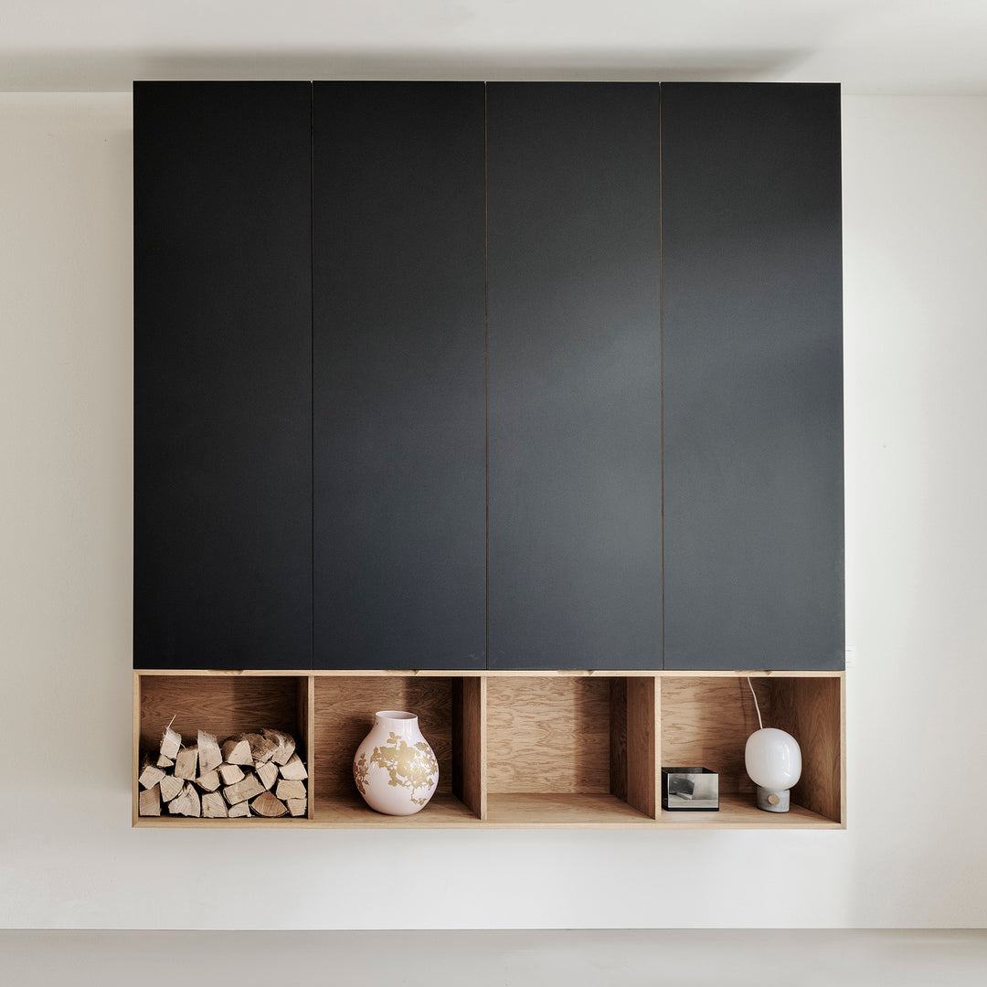 Houtmerk - Kast Vero 03 - Zwevende wandkast met open vak Kastcombinatie Houtmerk