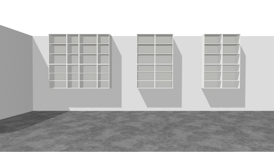 Houtmerk - Kast Vero 01 - Zwevende wandkast met open vak Kastcombinatie Houtmerk