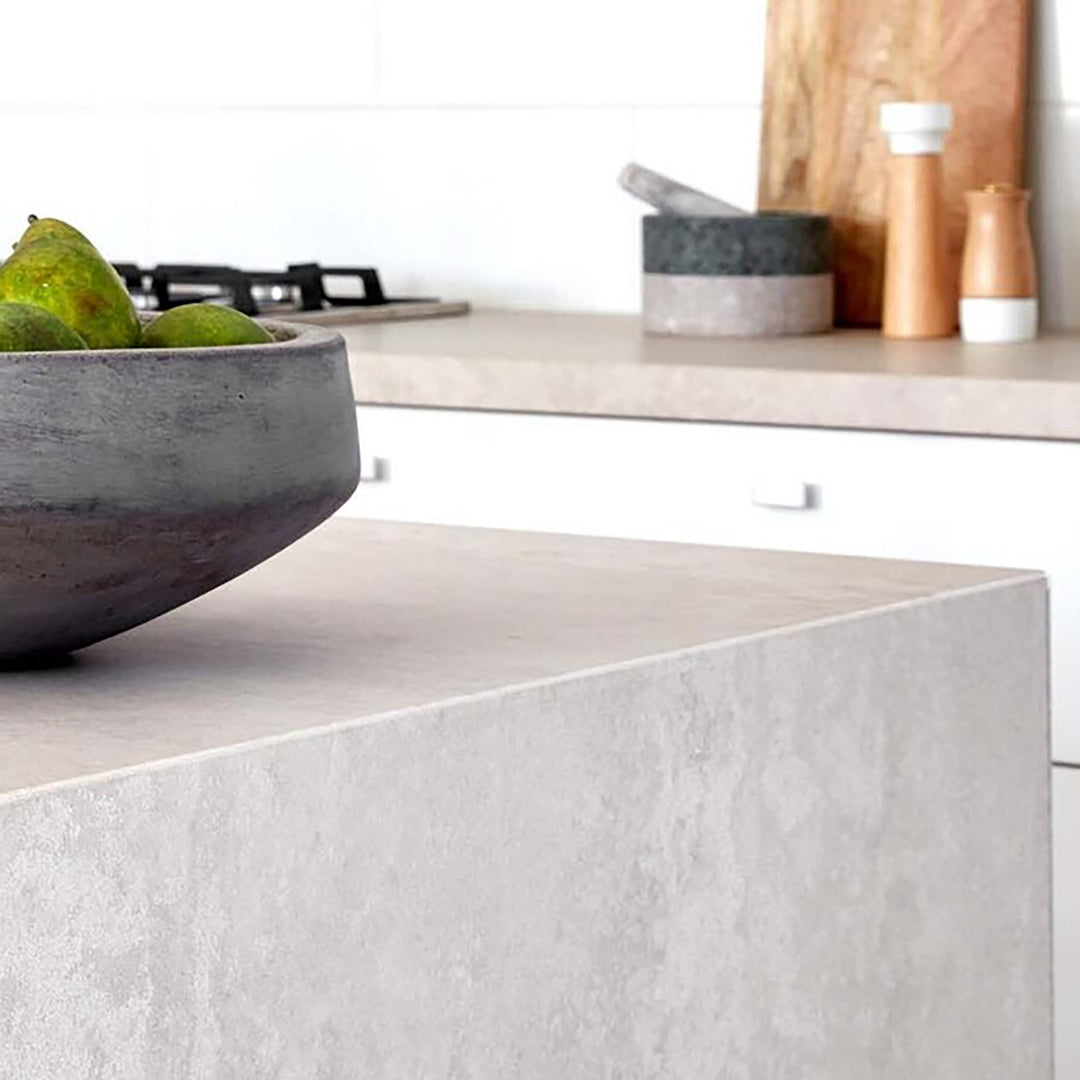 Houtmerk - Caesarstone Topus Concrete keukenblad - Maatwerk werkblad c