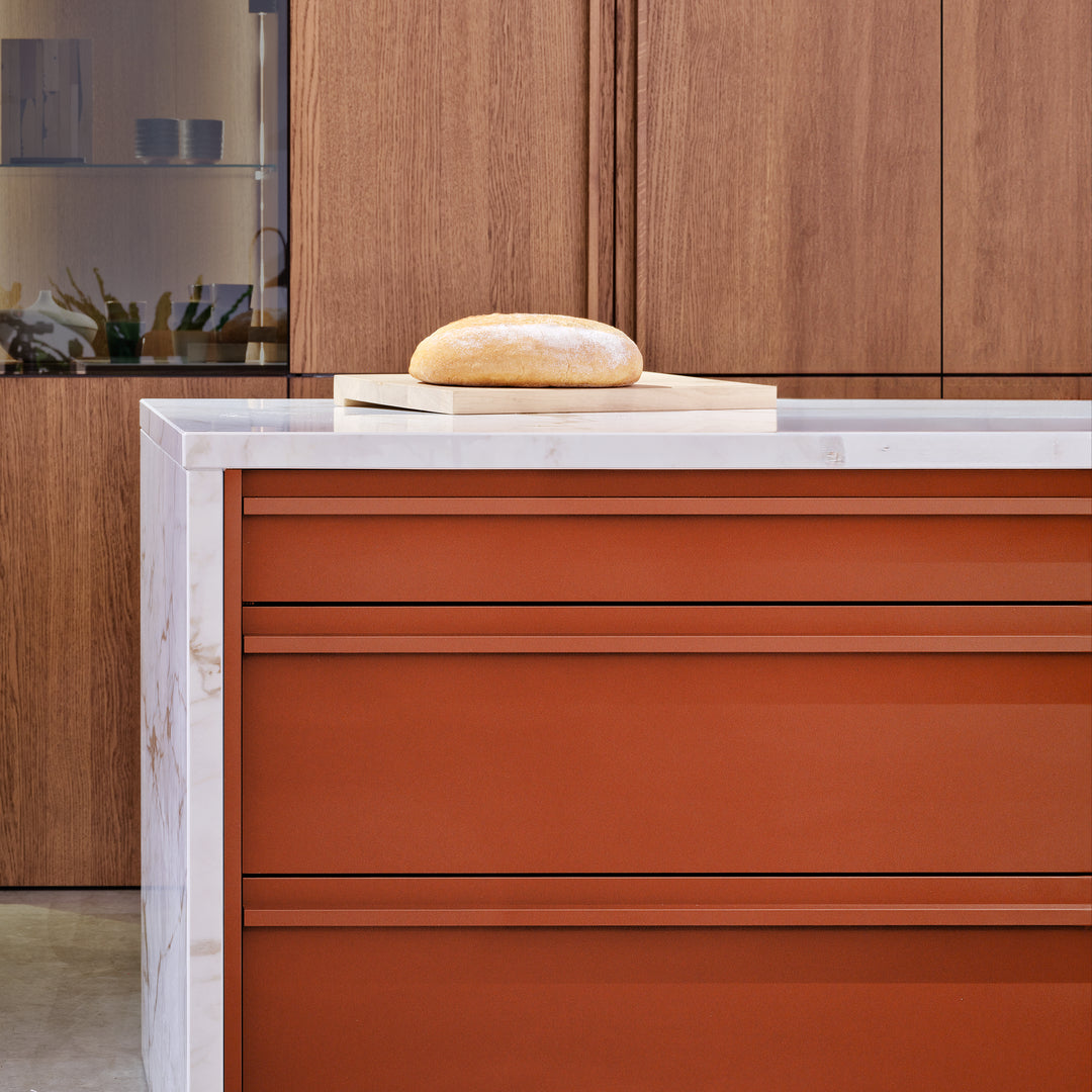 Ratio - Keukenfront DEKLERK- Arpa Fenix Rosso Namib 0789 Keukenfronten Houtmerk   