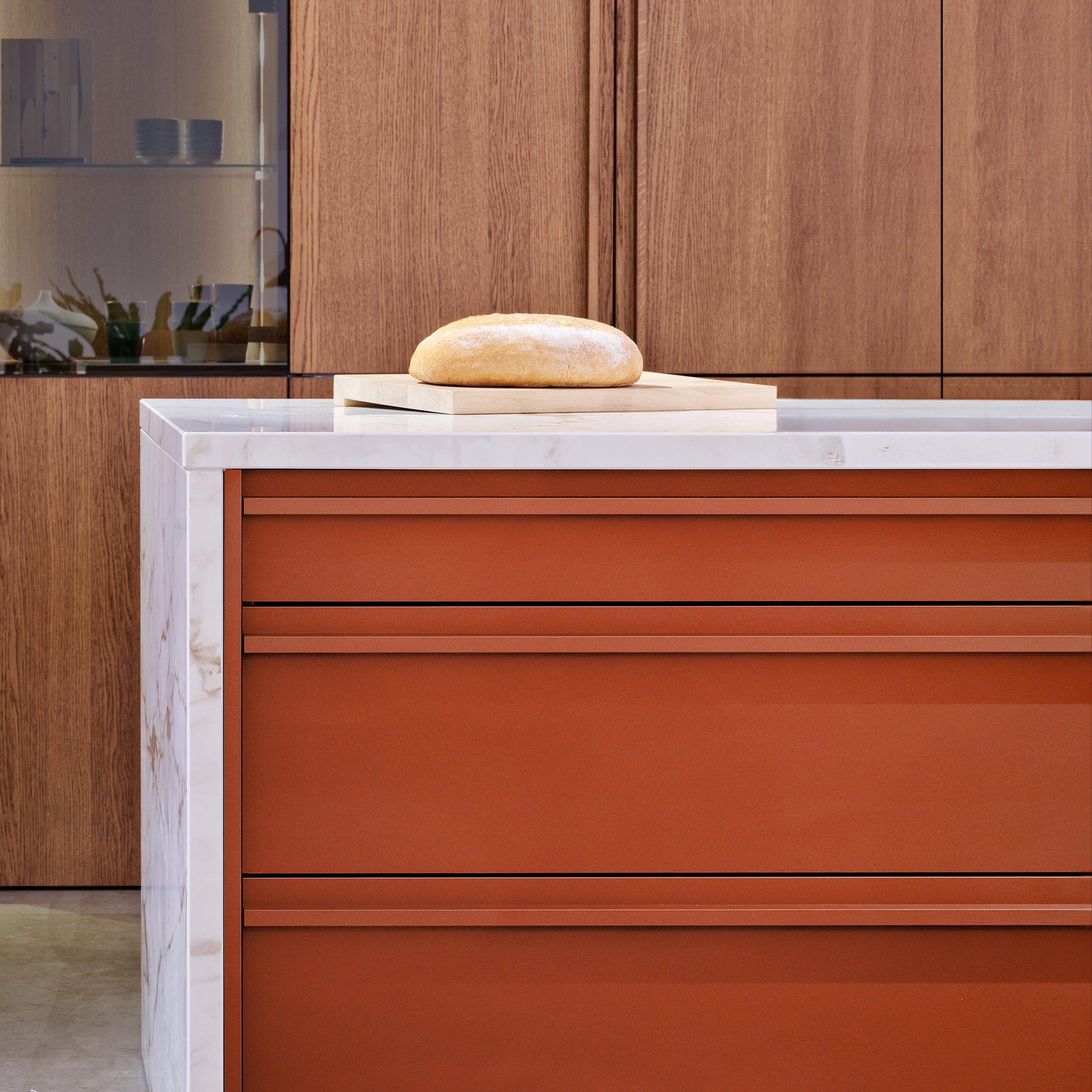 Ratio - Keukenfront DEKLERK- Arpa Fenix Rosso Namib 0789 Keukenfronten Houtmerk   