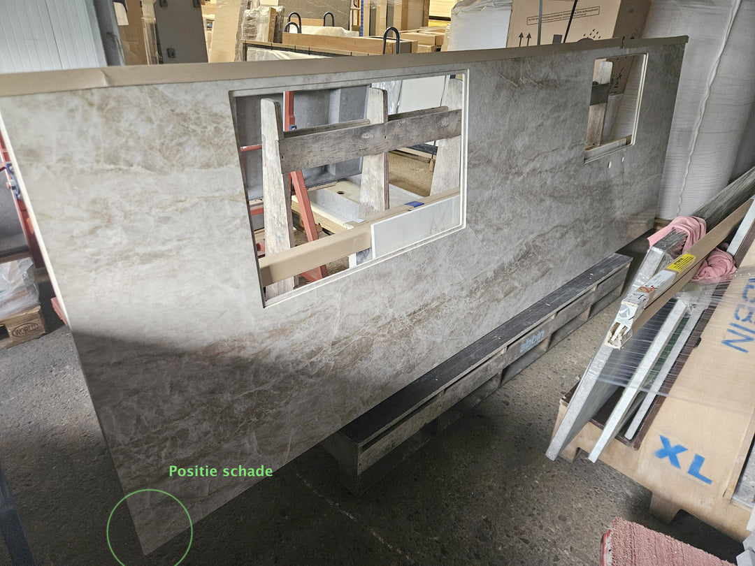 Houtmerk - Dekton kookeiland 1-delig Taga X Gloss - 315x107cm - SALE Werkbladen Houtmerk