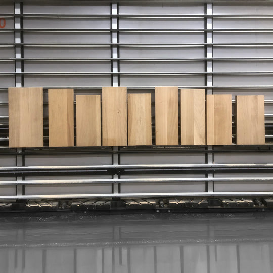 Houtmerk - Losse panelen massief eiken resthout 80x100cm - SALE Werkbladen houtmerk