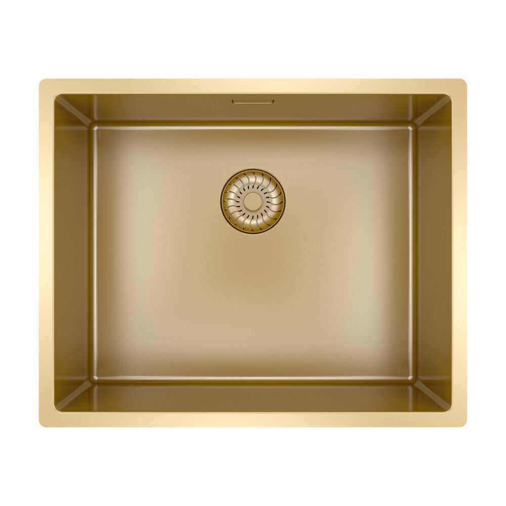 Caressi CAPP50R10G - Spoelbak Gold - Onderbouw en Vlakbouw Houtmerk