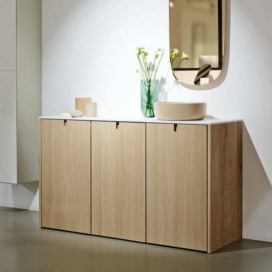 Houtmerk - Kast Argo 09 - Hoge kast met diepe ladekast Kastcombinatie Houtmerk   