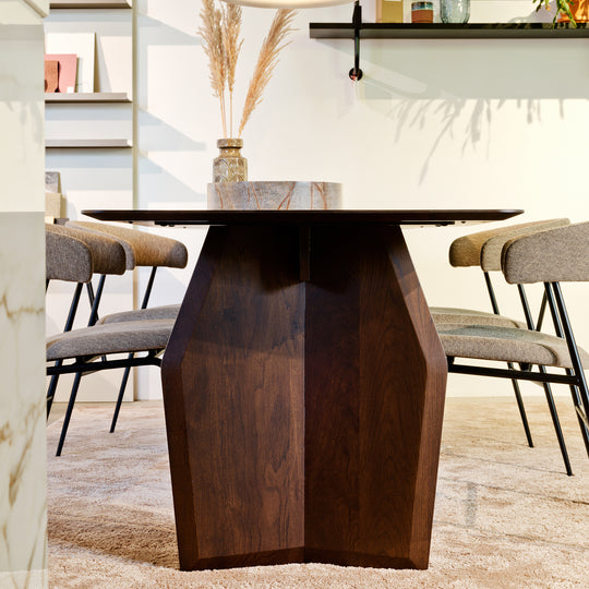 Houtmerk - Tafel Pivot -  Ruitvorm afgerond Tafels Houtmerk   