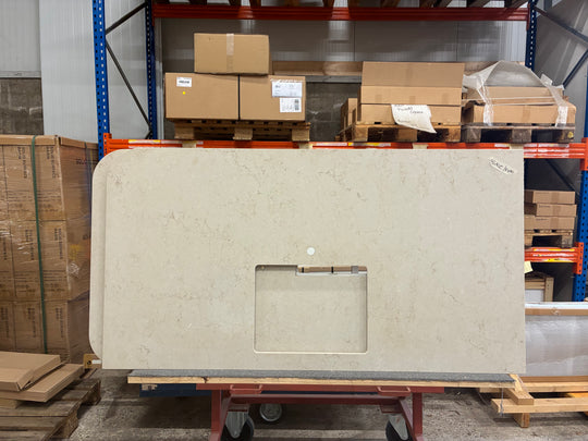 Houtmerk -  Caesarstone kookeiland Taj Royale - 340x100cm - SALE