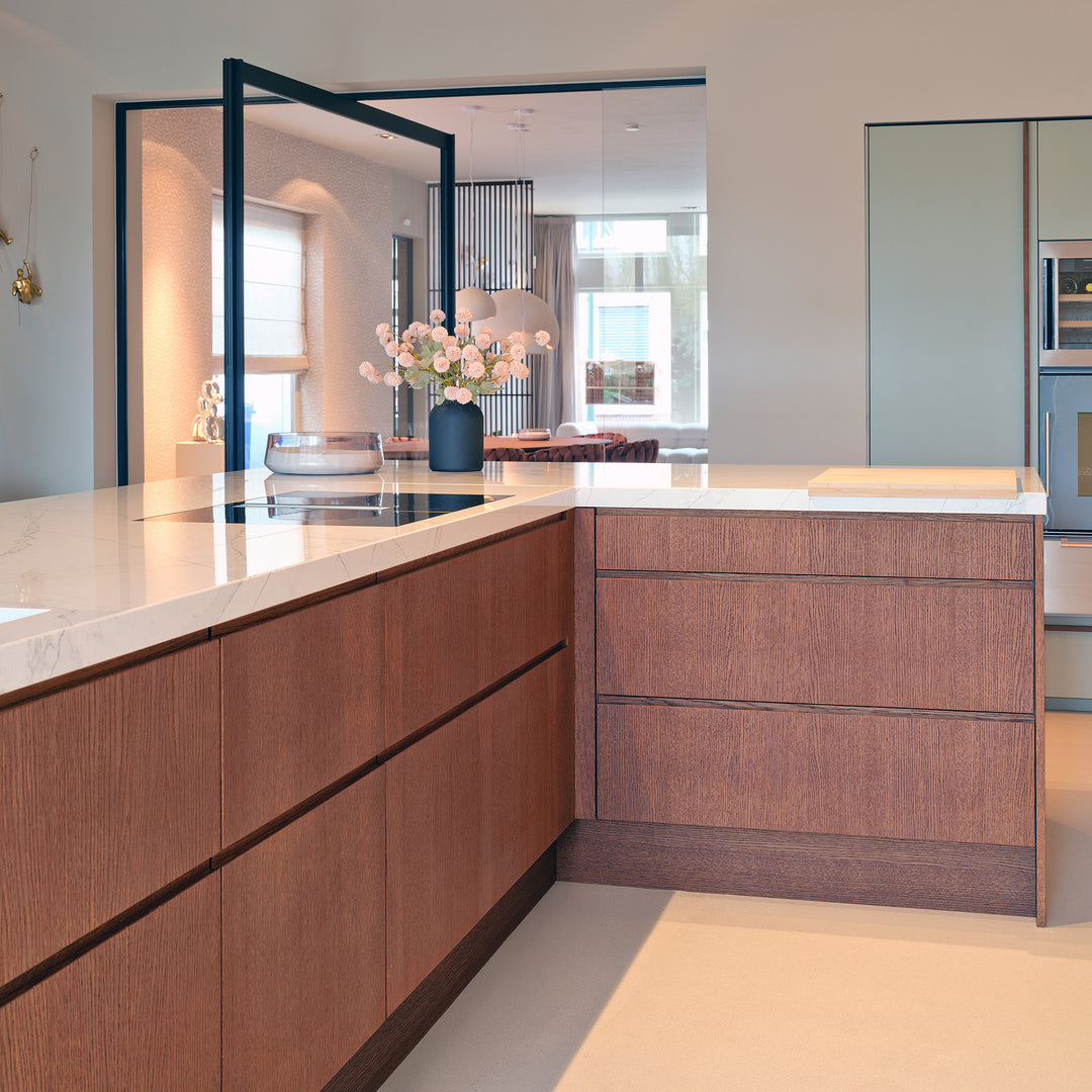Houtmerk - ArteStone Carral keukenblad - Maatwerk werkblad composiet Composiet Houtmerk