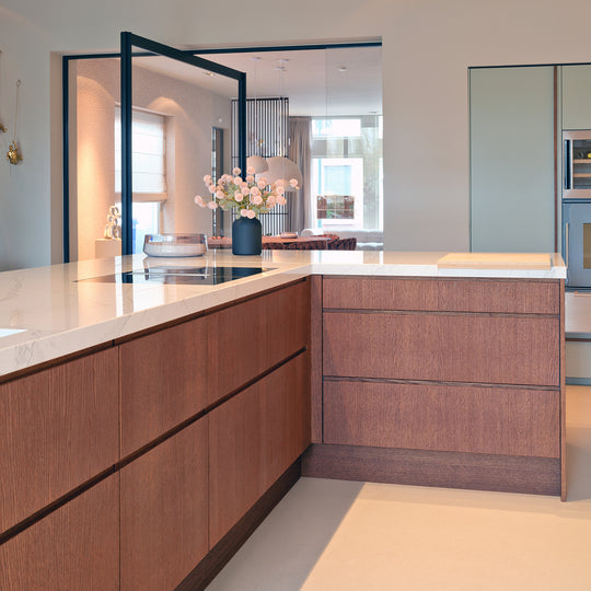 Houtmerk - ArteStone Carral keukenblad - Maatwerk werkblad composiet Composiet Houtmerk