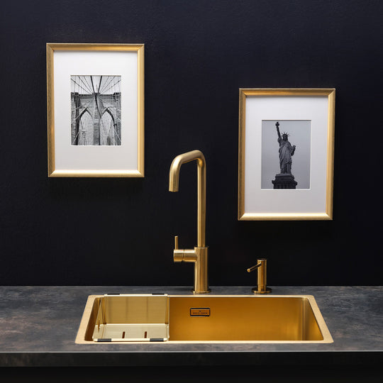 Reginox - Spoelbak New York - Gold Flax 40x40cm Spoelbak Franke   