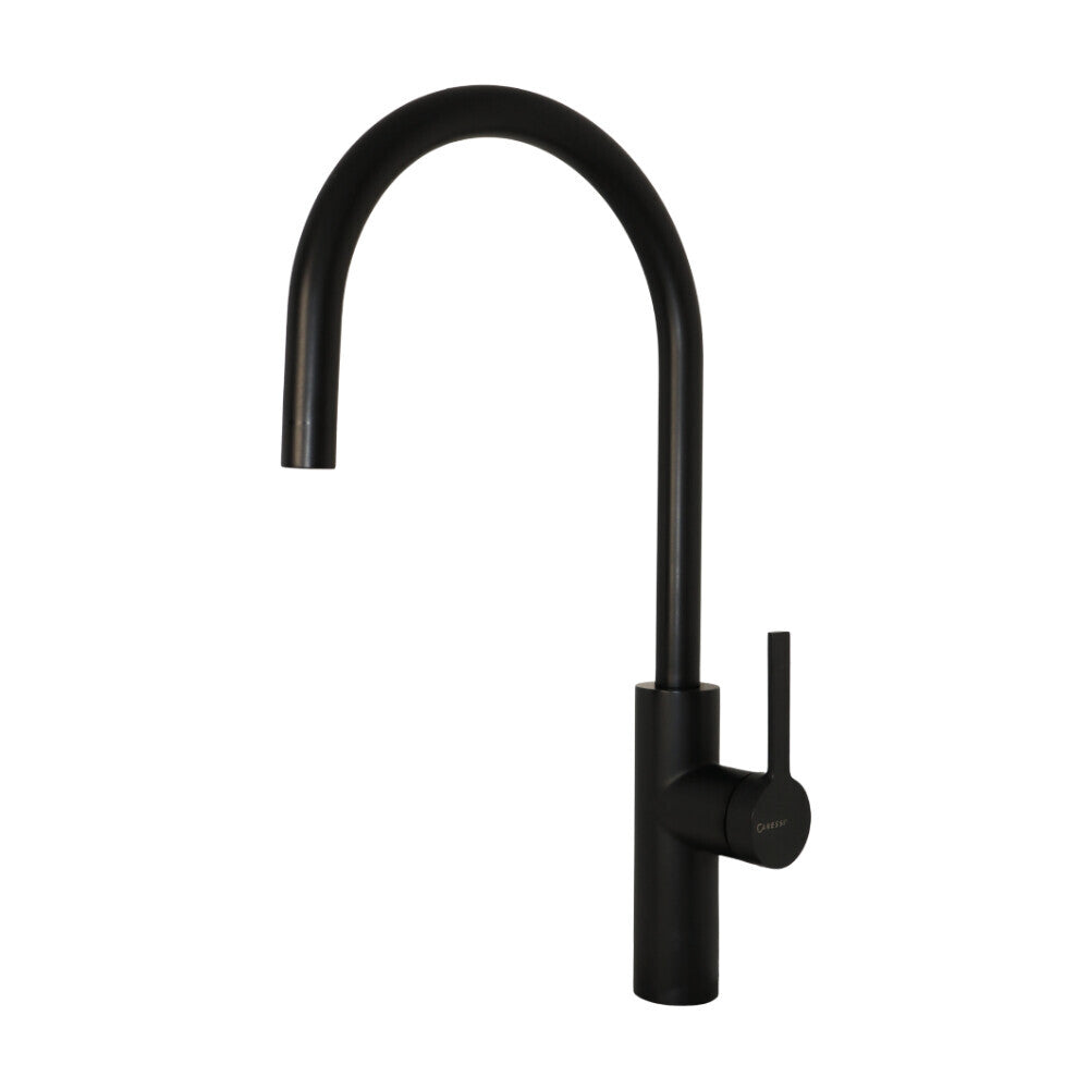 Caressi 1105BK ECO - Keukenkraan Black - Zwart Houtmerk