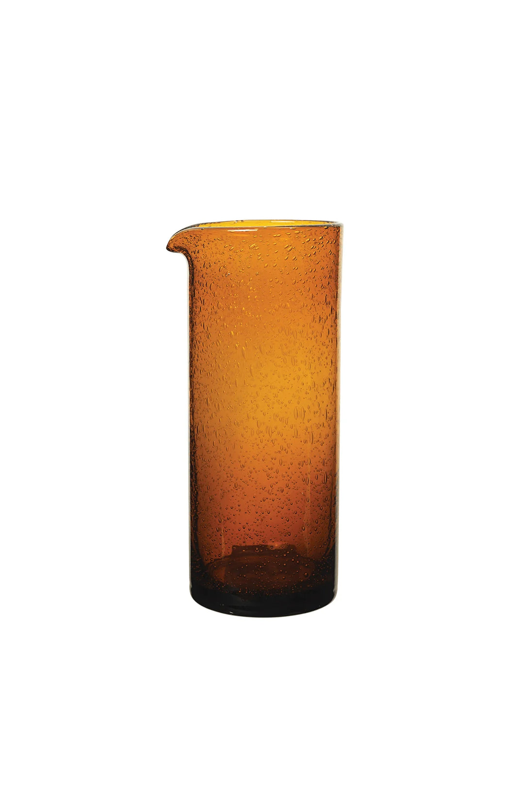 Ferm Living Oil Jug & Two Low Glasses Set Amber - Mondgeblazen Karaf en Glazen - SALE