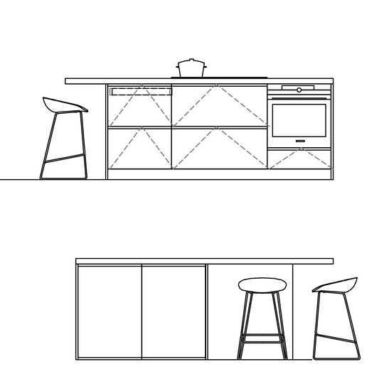 Houtmerk - Modus Maatwerk keuken - DELUXE Keukens Houtmerk   