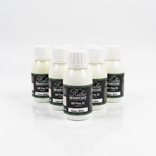 Rubio Monocoat Oil Plus 2C Super White 100 ml – SALE Houtmerk