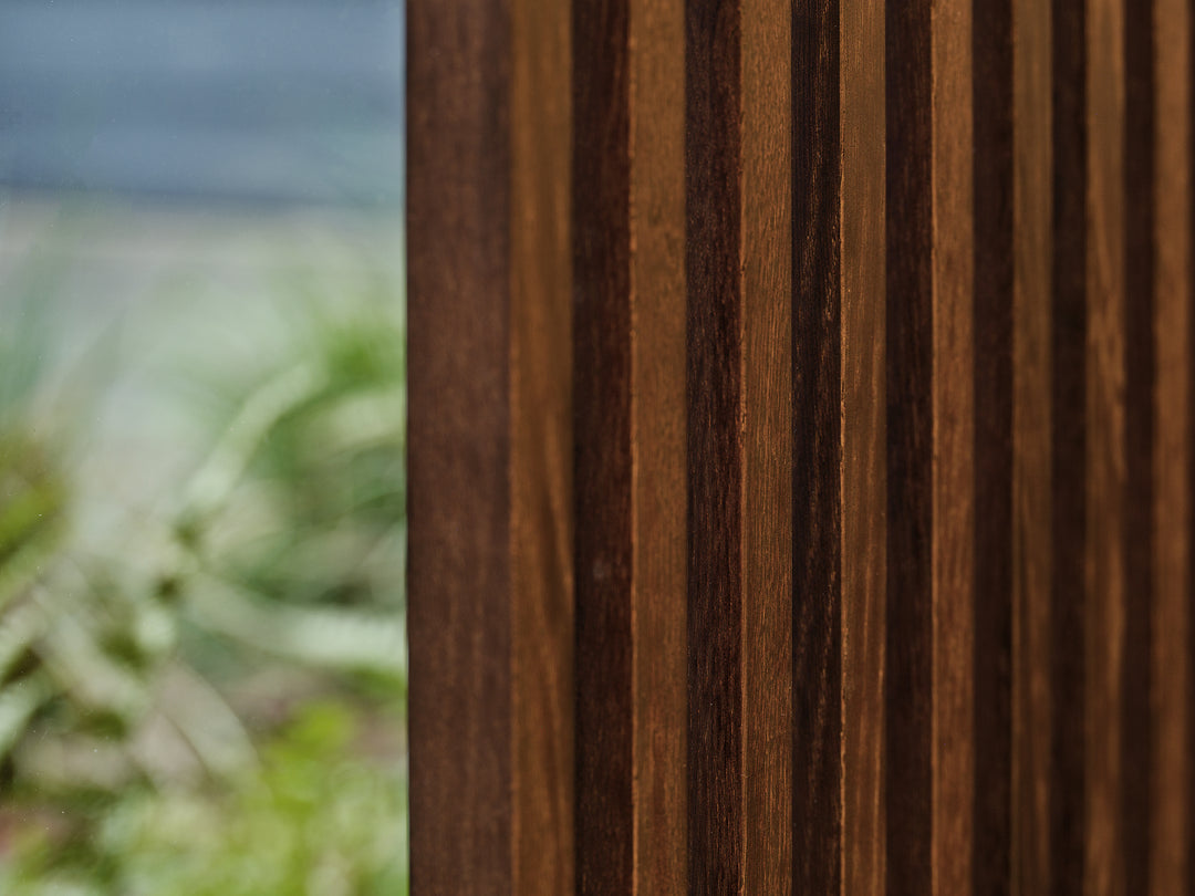 Houtmerk - Farrow&Ball Kleuren Roomdivider Stiletto - Met schuifrails wandmontage van 235cm tot 265cm hoog
