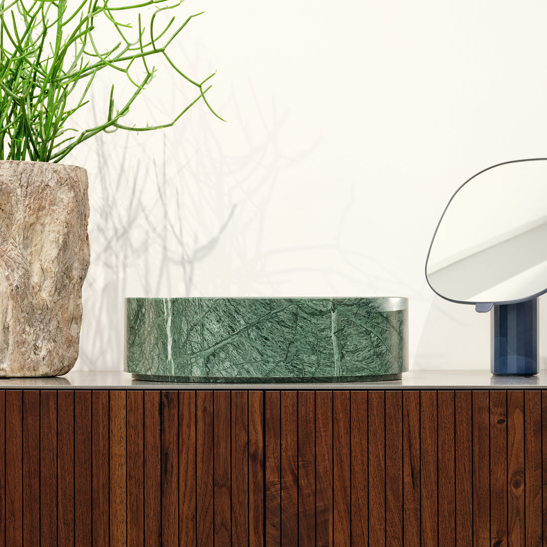 Houtmerk – Natuursteen Waskom Perla Indian Green – Rond-Houtmerk-Natuursteen Waskom Perla Indian Green – Rond | Houtmerk