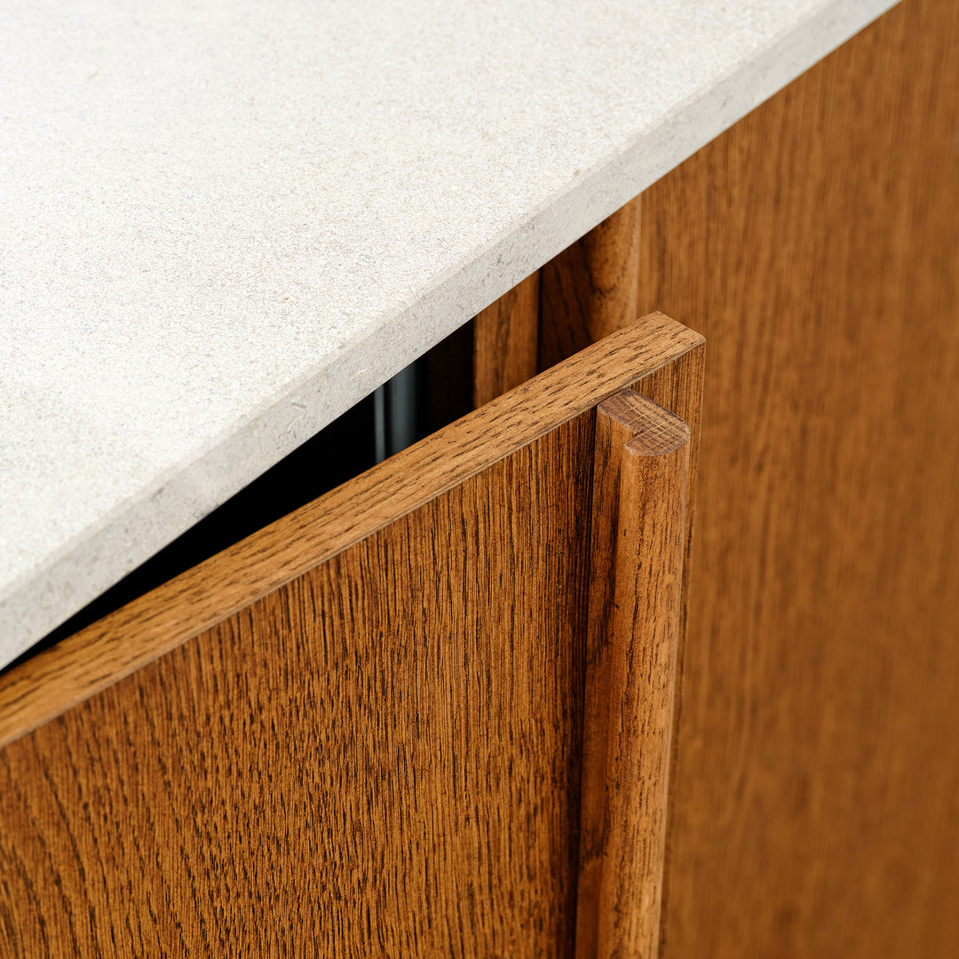 Ratio - Keukenfront KRAMER - Eiken Fineer Matte lak Keukenfronten Houtmerk   