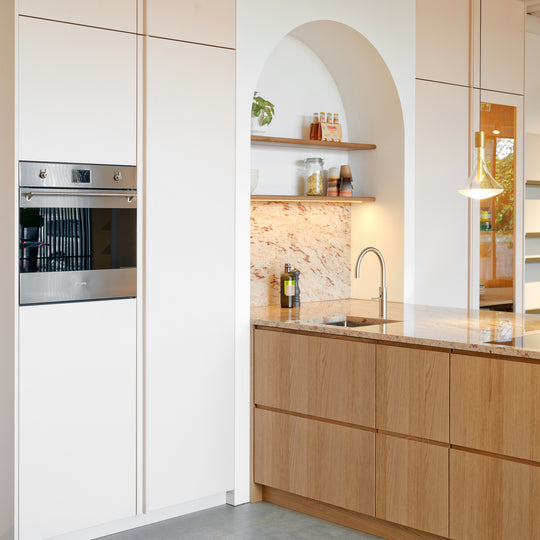 Ratio - Keukenfront KURVER - Farrow&Ball Mengkleuren Keukenfronten Houtmerk