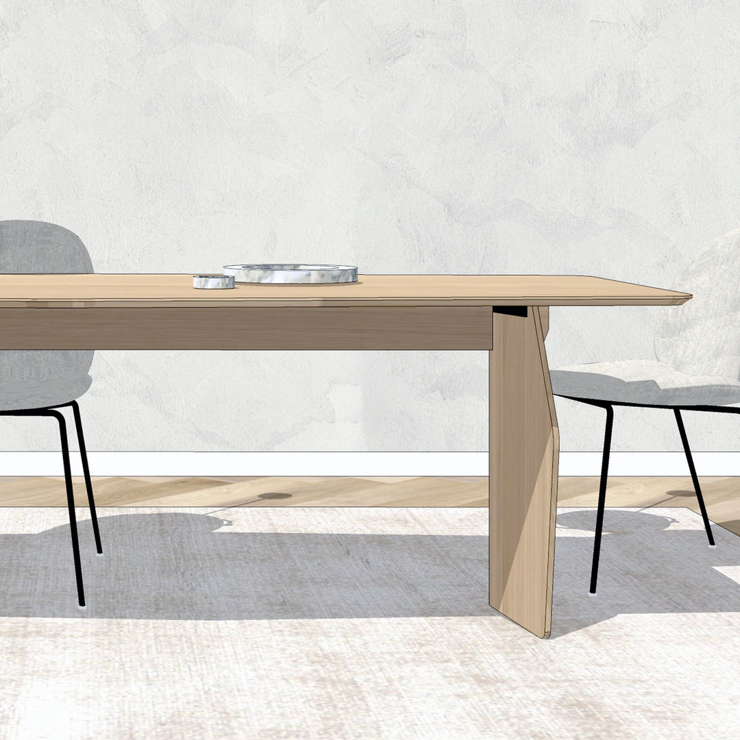 Houtmerk - Tafel Pivot -  Ruitvorm afgerond Tafels Houtmerk   