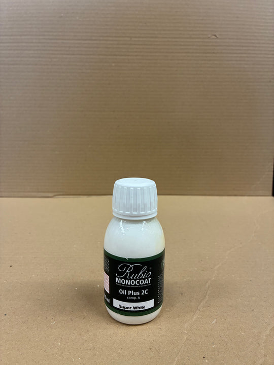 Rubio Monocoat Oil Plus 2C Super White 100 ml – SALE Houtmerk