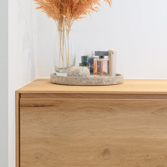Houtmerk - Houten Badmeubel Malaga 120cm - Massief hout maatwerk - SALE Badmeubels houtmerk