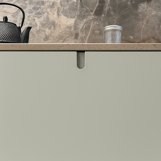 Ratio - Keukenfront MOSS - Farrow&Ball Mengkleuren Keukenfronten Houtmerk