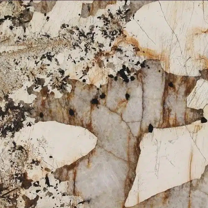 Houtmerk - Kwartsiet Patagonia White keukenblad - Maatwerk werkblad natuursteen Keramiek Houtmerk