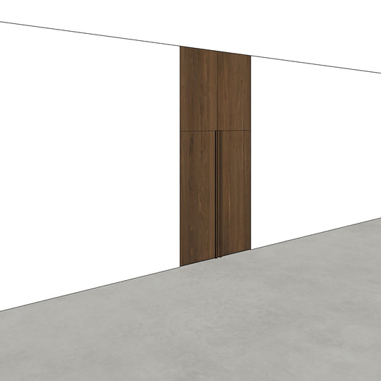 Houtmerk - Kast Mauro 08 - Hoge niskast met deuren Kastcombinatie Houtmerk   