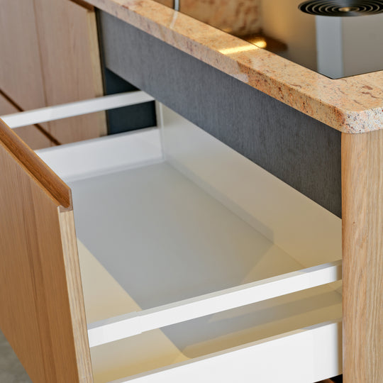 Houtmerk - Kookplaatkast 100cm - Aanvulling Ikea Metod Apparatuur Bora