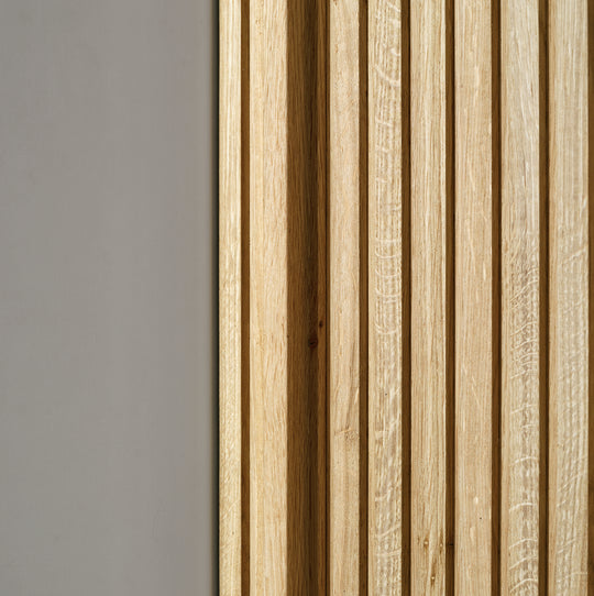 Houtmerk - Maatwerk houten Taatsdeur zonder kozijn - Geprofileerd Eiken Deuren Houtmerk   