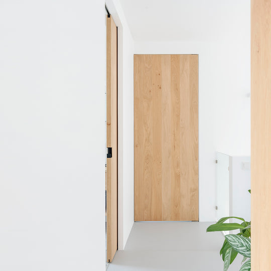 Houtmerk - Maatwerk taatsdeur zonder kozijn - Overschilderbaar Wit Deuren Houtmerk   