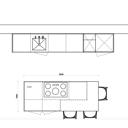 Houtmerk - Modus Maatwerk keuken - DELUXE Keukens Houtmerk   