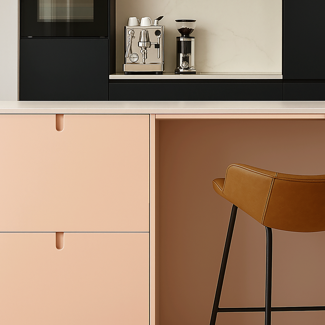 Ratio - Keukenfront MOSS - Farrow&Ball Mengkleuren Keukenfronten Houtmerk
