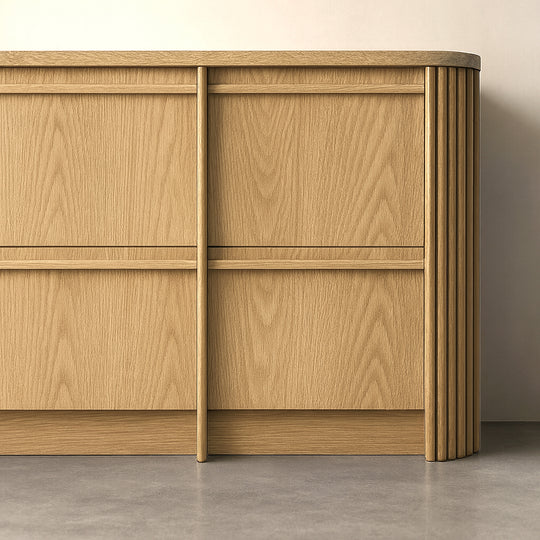 Houtmerk Ratio® - Tussenstaander afgerond - Eiken Houtmerk