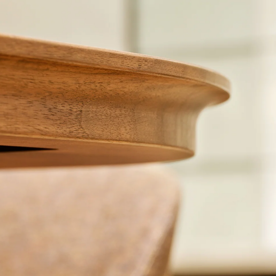 Houtmerk - Anno Wandplank blinde bevestiging - Massief eiken afgerond